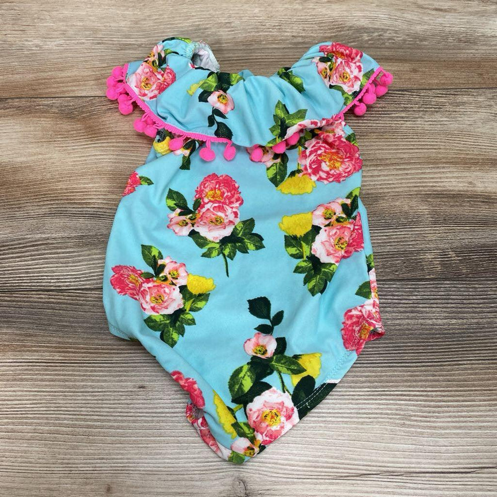 Betsey Johnson 1pc Floral Swimsuit sz 2T - Me 'n Mommy To Be