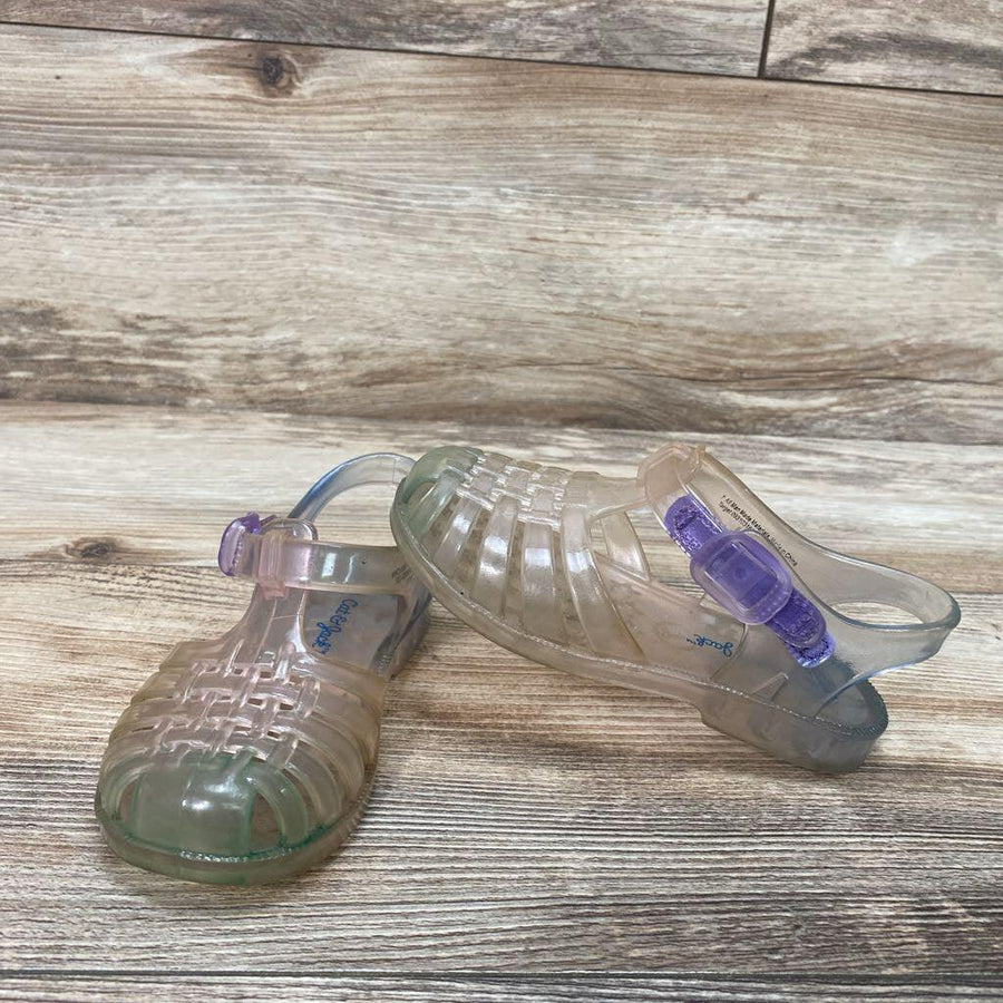 Cat & Jack Sunny Fisherman Jelly Sandals sz 7c - Me 'n Mommy To Be