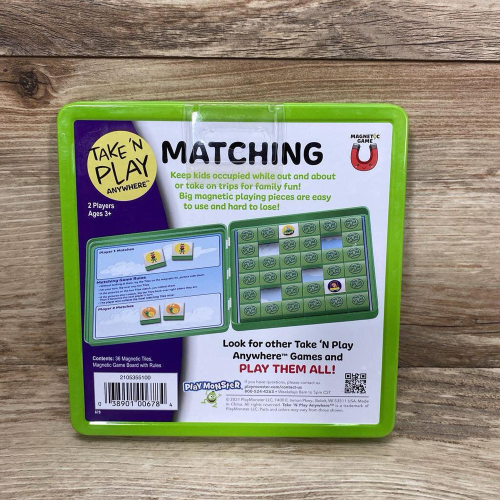 NEW Play Monster Take N Play Matching Game - Me 'n Mommy To Be