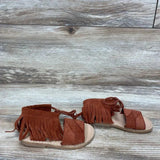 Zara Baby Baby Fringe Sandals sz 4c - Me 'n Mommy To Be