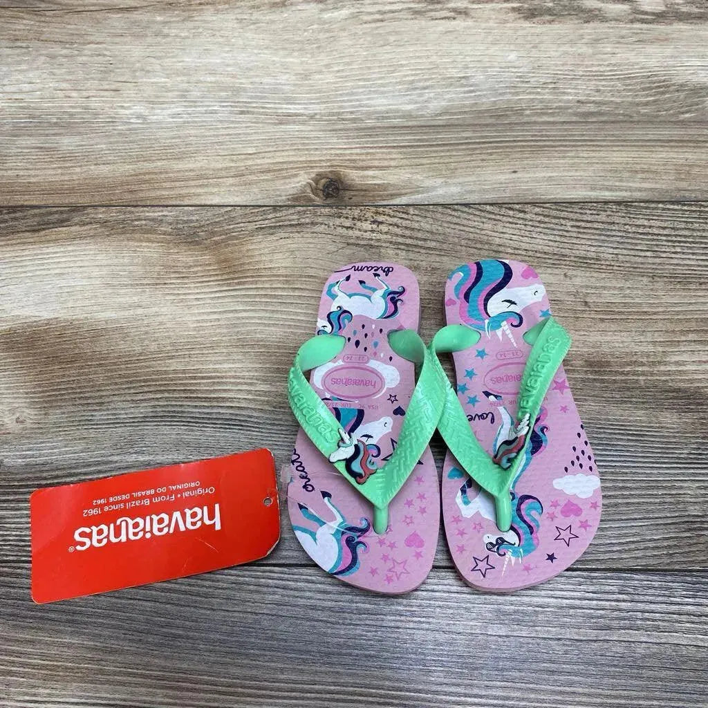 NEW Havaianas Unicorn Flip Flops sz 9c - Me 'n Mommy To Be