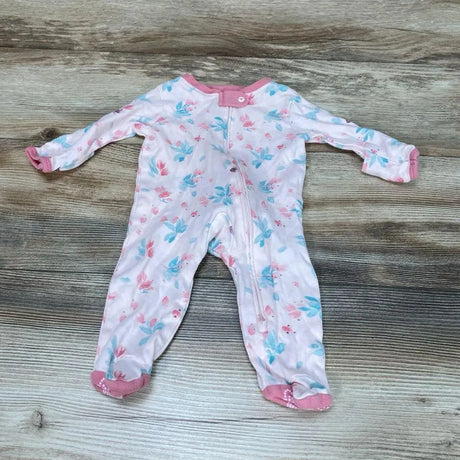 Burt's Bees Baby Organic Floral Sleeper sz NB - Me 'n Mommy To Be