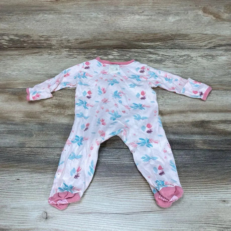 Burt's Bees Baby Organic Floral Sleeper sz NB - Me 'n Mommy To Be