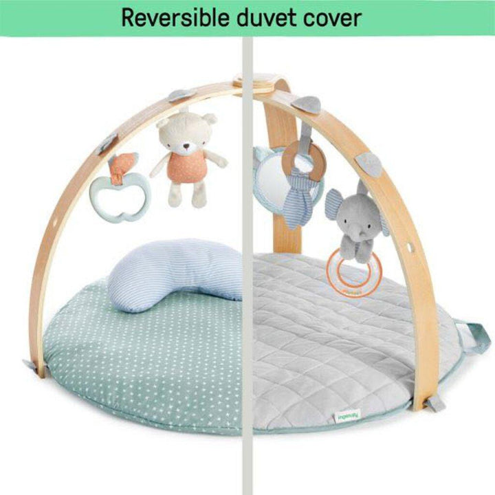 NEW Ingenuity Cozy Spot Reversible Duvet Activity Gym in Loamy - Me 'n Mommy To Be