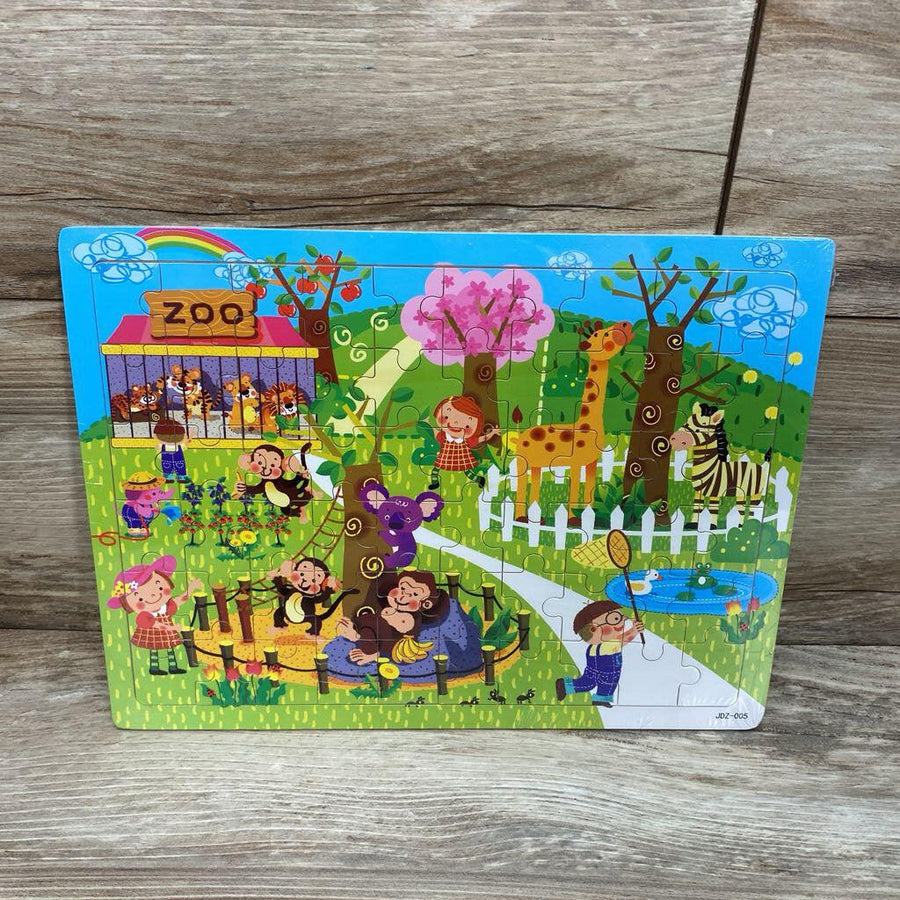 NEW Wooden Jigsaw Puzzles 60pc Zoo - Me 'n Mommy To Be