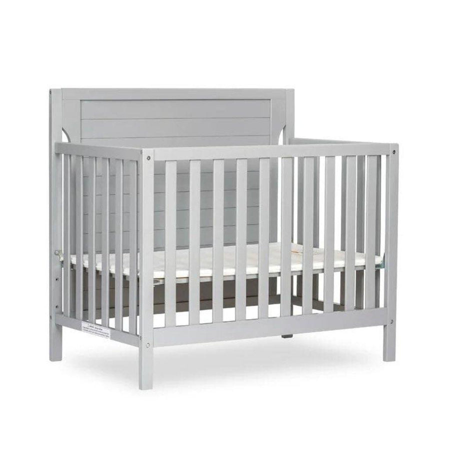 Dream On Me Bellport 4 in 1 Convertible Mini / Portable Crib in Grey - Me 'n Mommy To Be