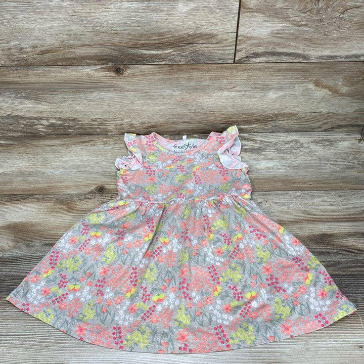 Freestyle Floral Dress sz 3T - Me 'n Mommy To Be