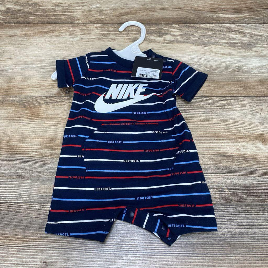 NEW Nike Striped Shortie Romper sz NB - Me 'n Mommy To Be