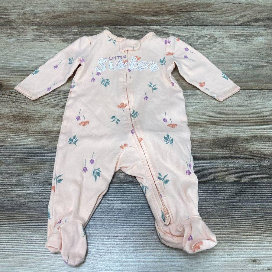 Carter's Little Sister Floral Sleeper sz 3m - Me 'n Mommy To Be