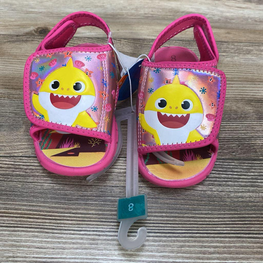 NEW Pinkfong Baby Shark Water Sandals sz 8c - Me 'n Mommy To Be