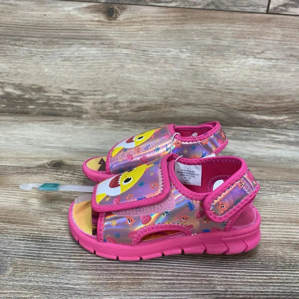 NEW Pinkfong Baby Shark Water Sandals sz 8c - Me 'n Mommy To Be