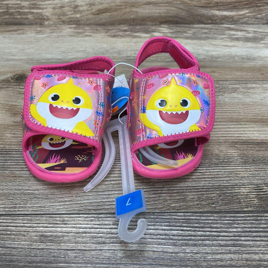NEW Pinkfong Baby Shark Water Sandals sz 7c - Me 'n Mommy To Be