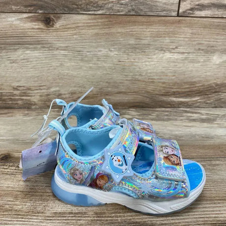 NEW Disney Frozen Adventure Ankle Strap Light Up Sandals sz 9c - Me 'n Mommy To Be