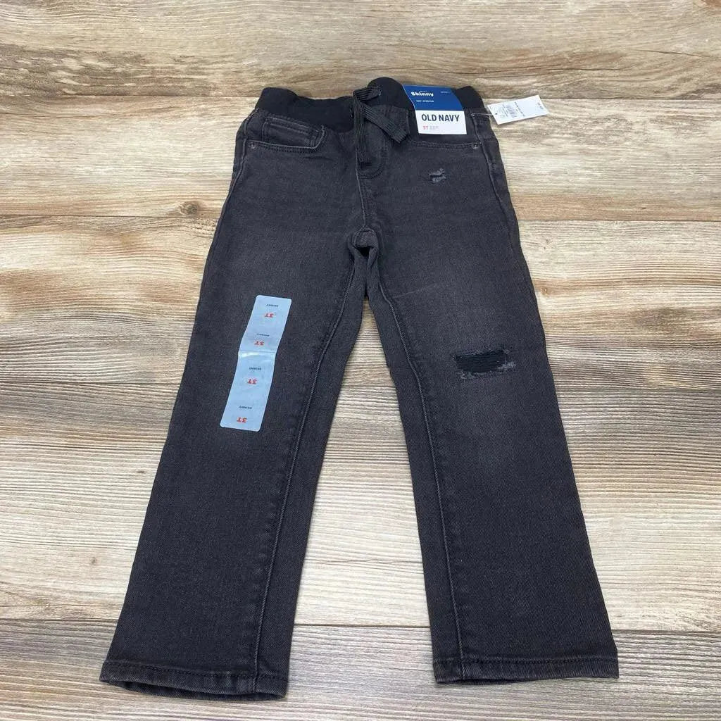 NEW Old Navy Unisex Skinny Knit Waist Jeans sz 3T - Me 'n Mommy To Be