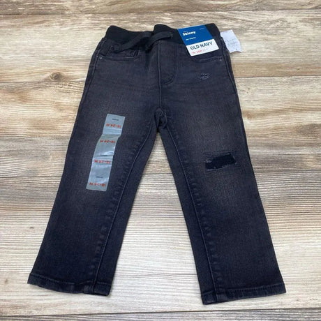 NEW Old Navy Rib-Knit Skinny 360 Stretch Distressed Jeans sz 18-24m - Me 'n Mommy To Be