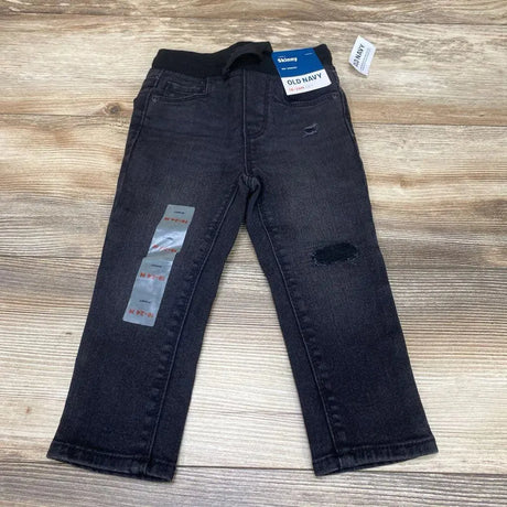 NEW Old Navy Rib-Knit Skinny 360 Stretch Distressed Jeans sz 18-24m - Me 'n Mommy To Be