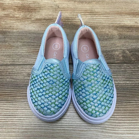 Cat & Jack Jozelle Mermaid Slip-On Sneakers sz 5c - Me 'n Mommy To Be