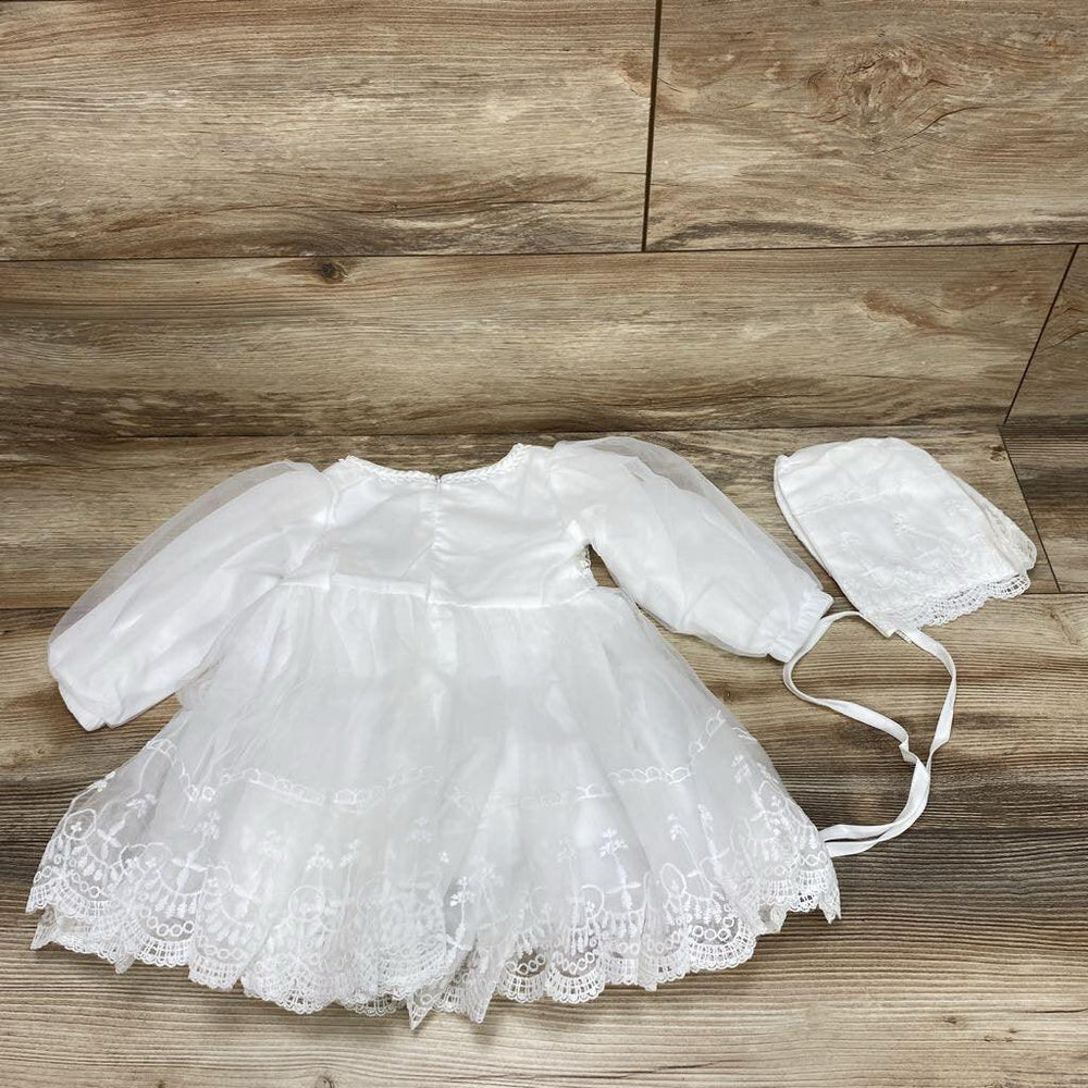 NEW Kidmoretree 2pc Christening Baptism Dress/Gown sz 12m - Me 'n Mommy To Be