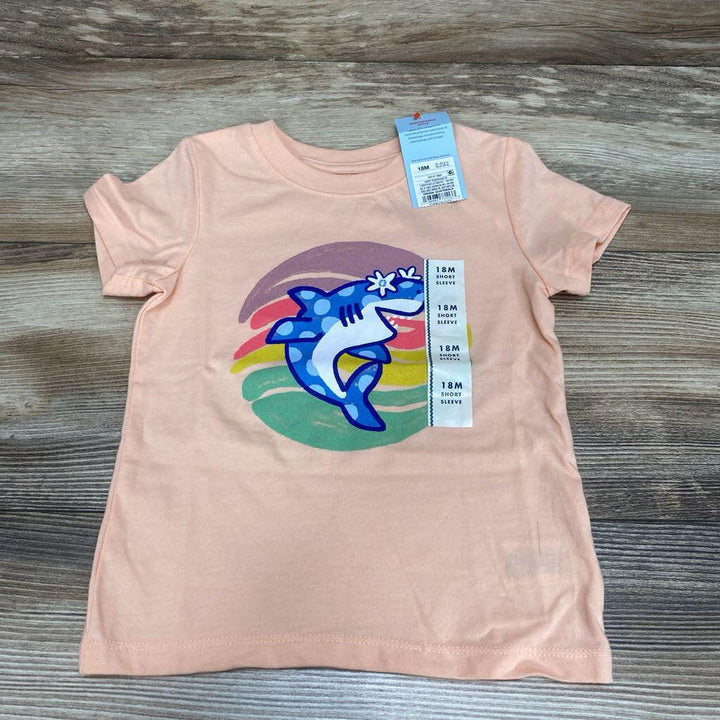 NEW Cat & Jack Shark Shirt sz 18m - Me 'n Mommy To Be