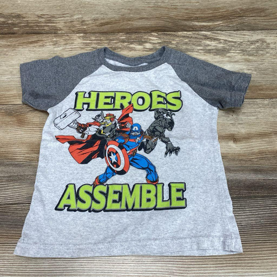 Marvel Avengers 'Heroes Assemble' T-Shirt sz 5T - Me 'n Mommy To Be