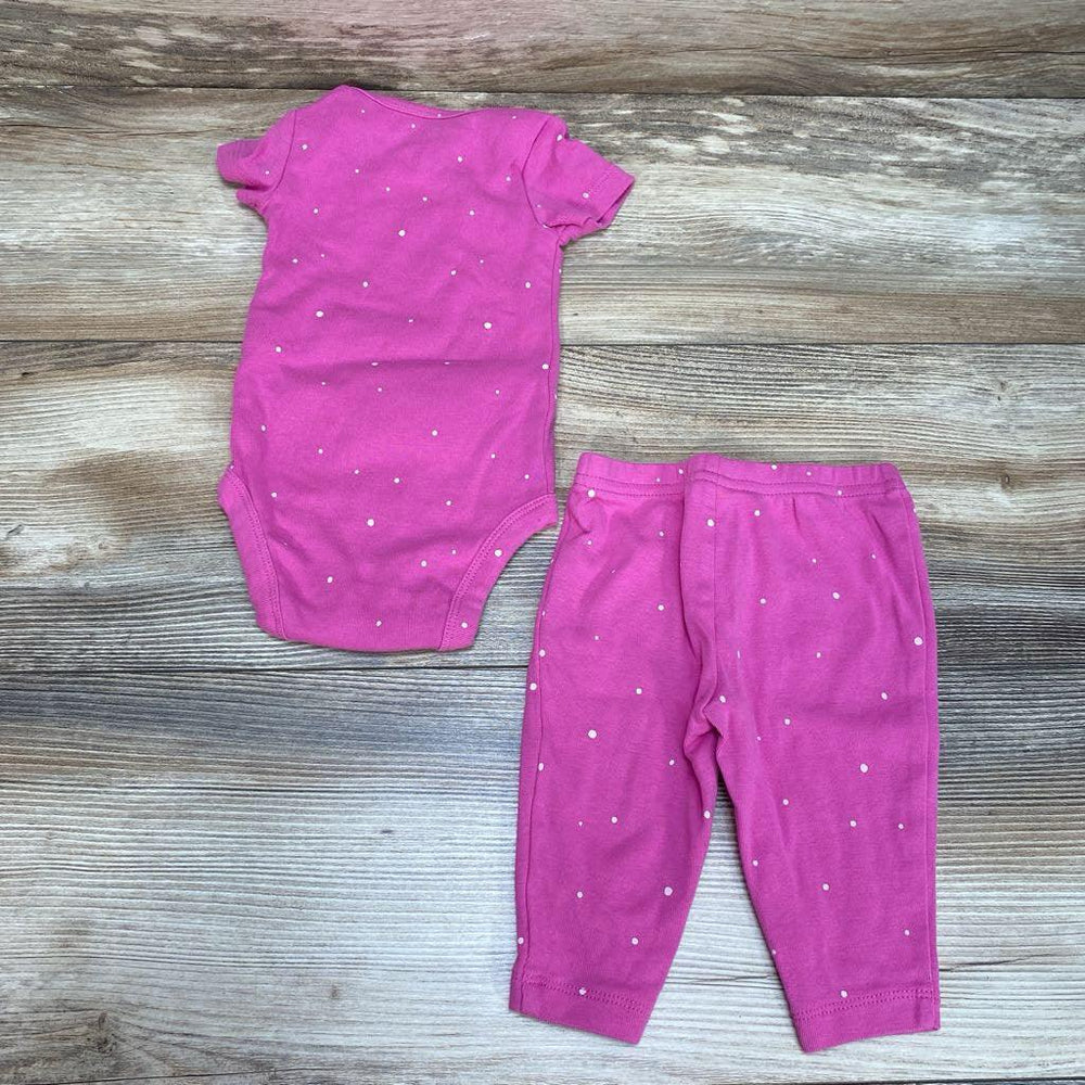 Just One You 2pc Polka Dot Bodysuit & Pants sz 3m - Me 'n Mommy To Be