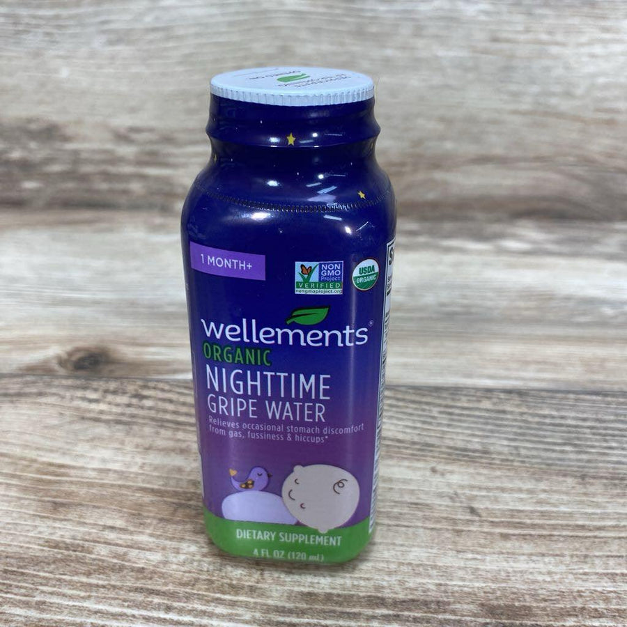 NEW Wellements Organic Nighttime Gripe Water 4oz - Me 'n Mommy To Be