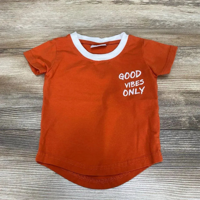 Olive + Scout Good Vibes Only Shirt sz 3-6m - Me 'n Mommy To Be