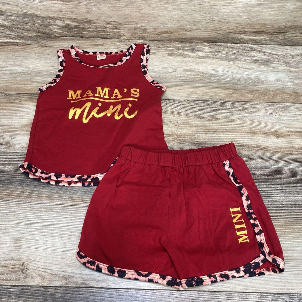 2pc Mama's Mini Tank Top & Shorts sz 18-24m - Me 'n Mommy To Be