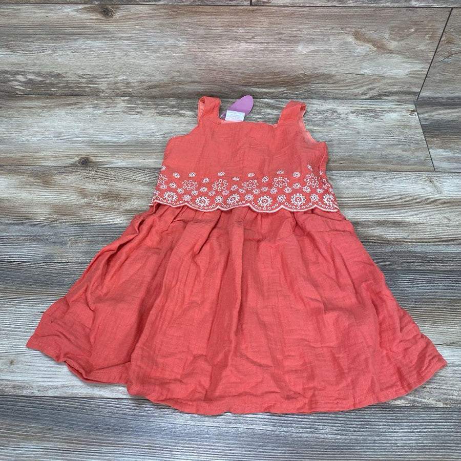 NEW Little Miss Embroidered Muslin Dress sz 3T - Me 'n Mommy To Be