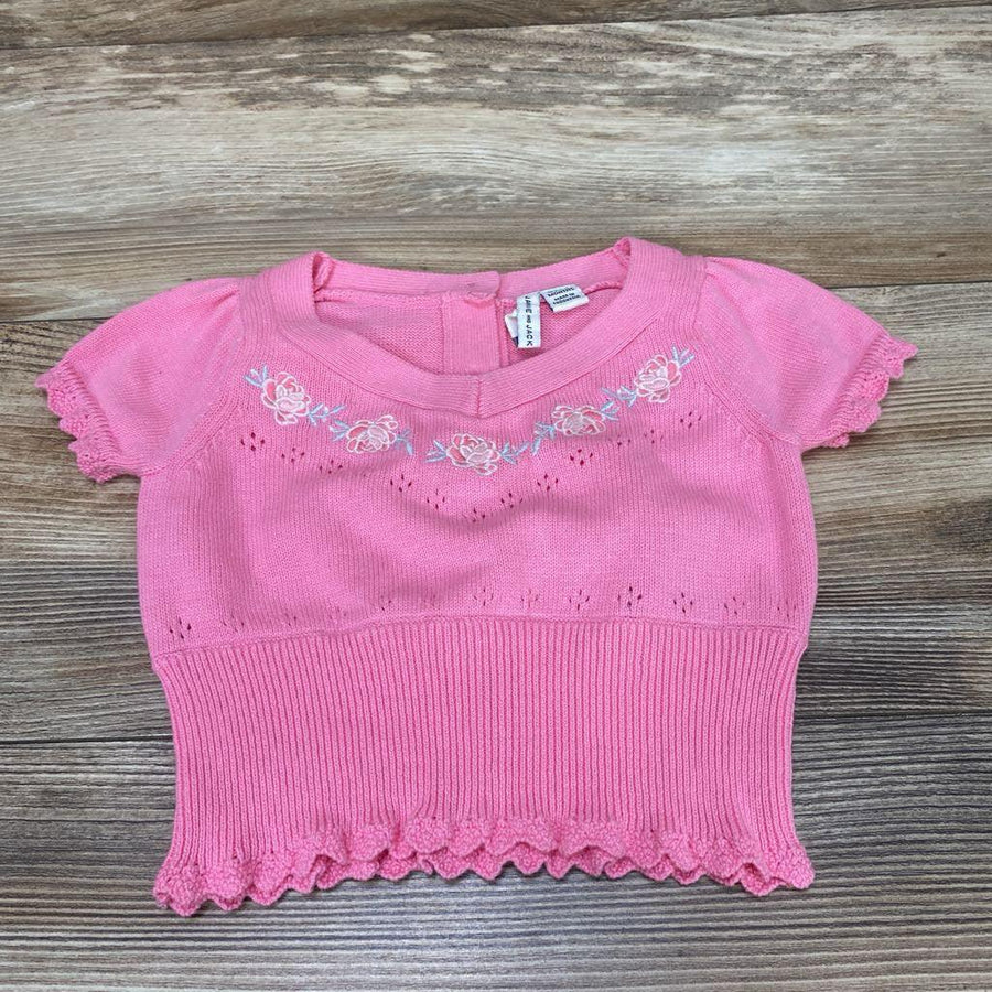 Janie & Jack Embroidered Knit Puff Sleeve Shirt sz 12-18m - Me 'n Mommy To Be