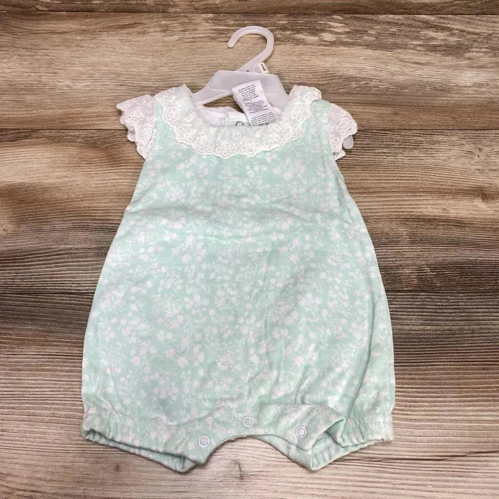 NWoT Laura Ashley Floral Shortie Romper sz 3-6m - Me 'n Mommy To Be