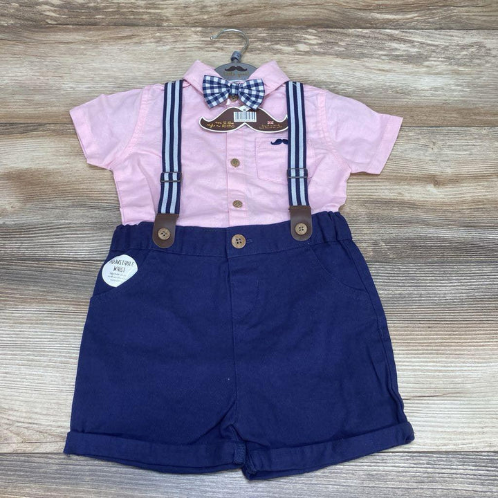 NEW Little Gent 4pc Suspender Short Set sz 12-18m - Me 'n Mommy To Be