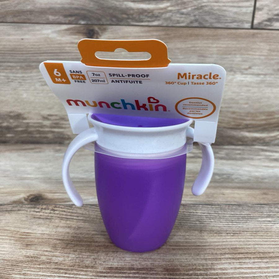 NEW Munchkin Miracle 360 Trainer Cup 7oz - Me 'n Mommy To Be