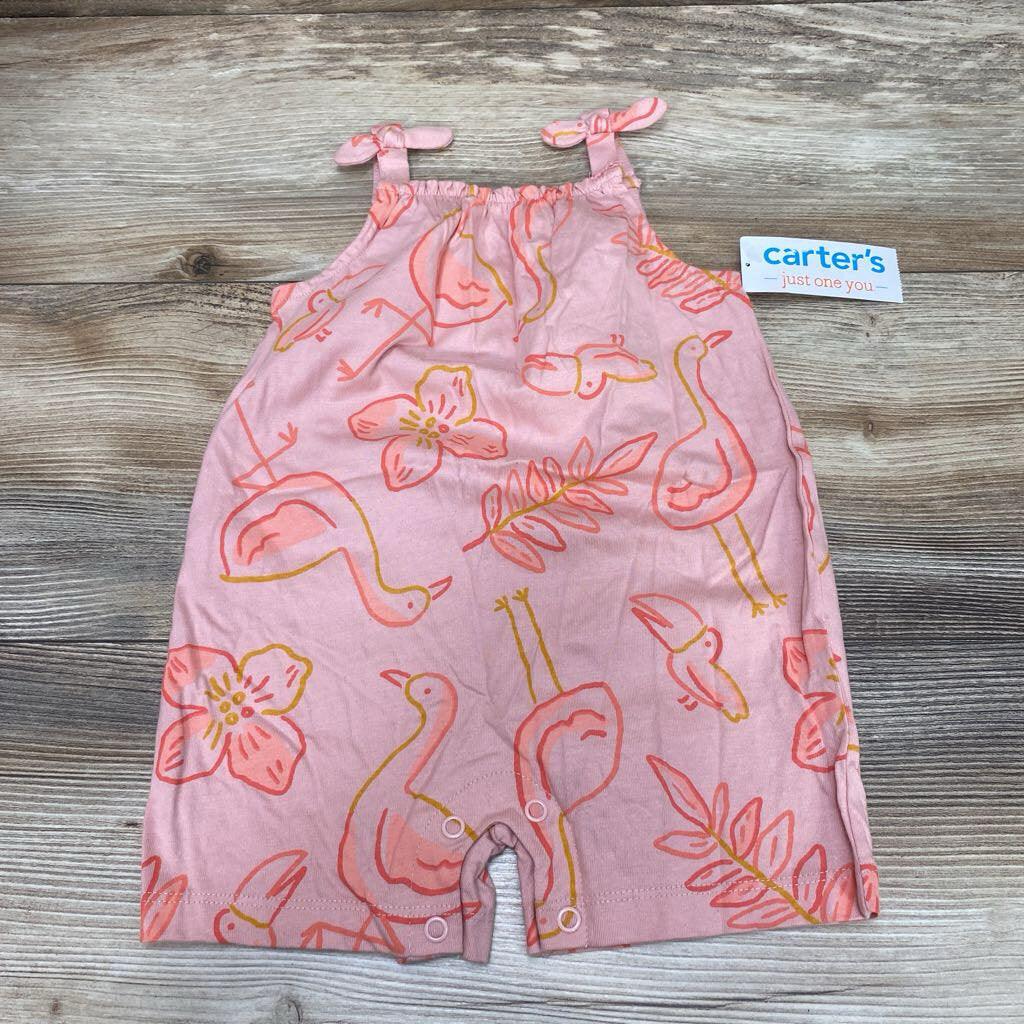 NEW Just One You Flamingo Shortie Romper sz 6m - Me 'n Mommy To Be