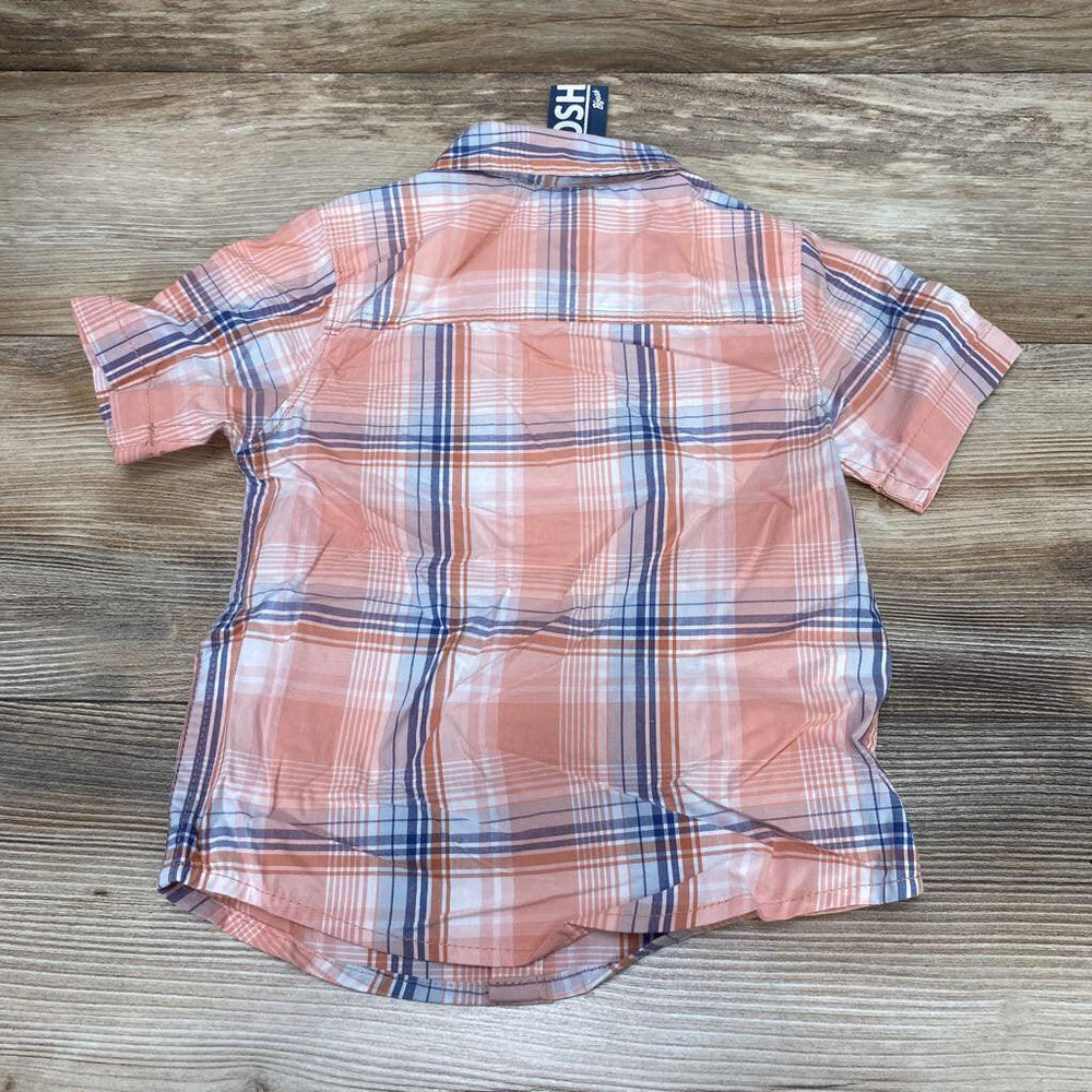 NEW Oshkosh Plaid Button-Up Shirt sz 2T - Me 'n Mommy To Be
