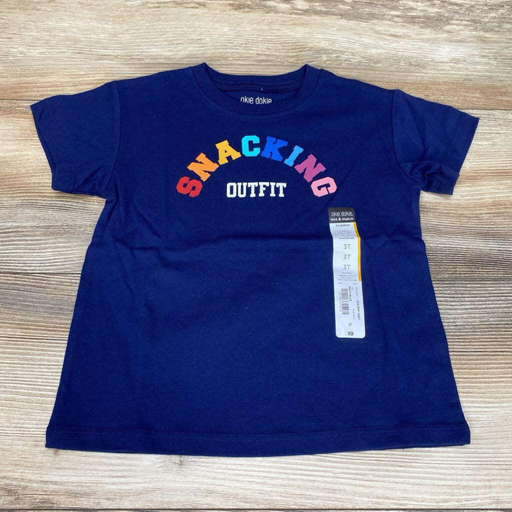 NEW Okie Dokie Snacking Outfit Shirt sz 3T - Me 'n Mommy To Be