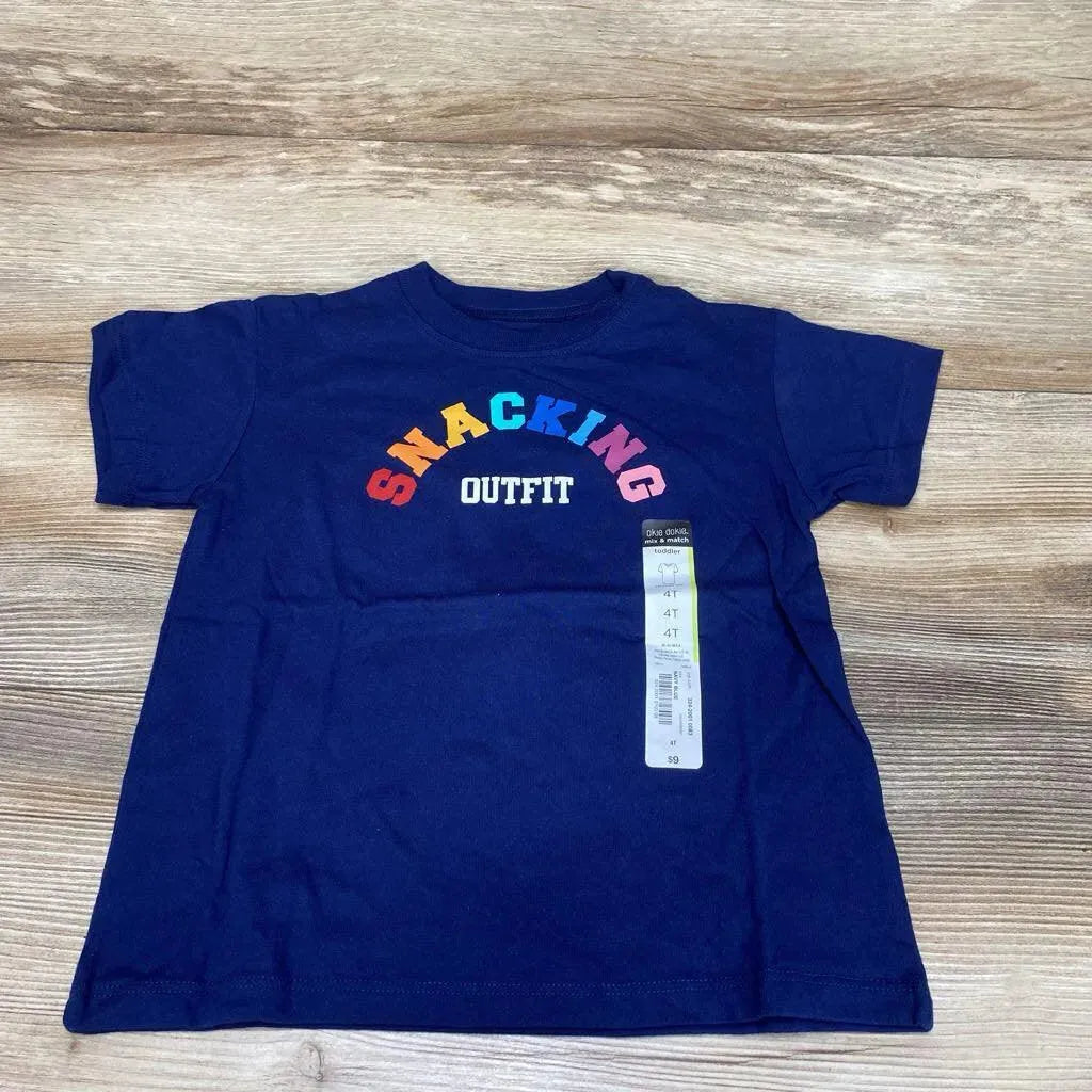 NEW Okie Dokie Snacking Outfit Shirt sz 4T - Me 'n Mommy To Be