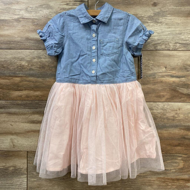 NEW OshKosh Chambray Tulle Dress sz 4T - Me 'n Mommy To Be