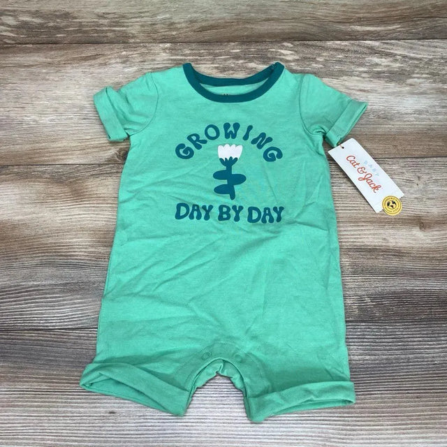 NEW Cat & Jack Growing Day By Day Romper sz 3-6m - Me 'n Mommy To Be