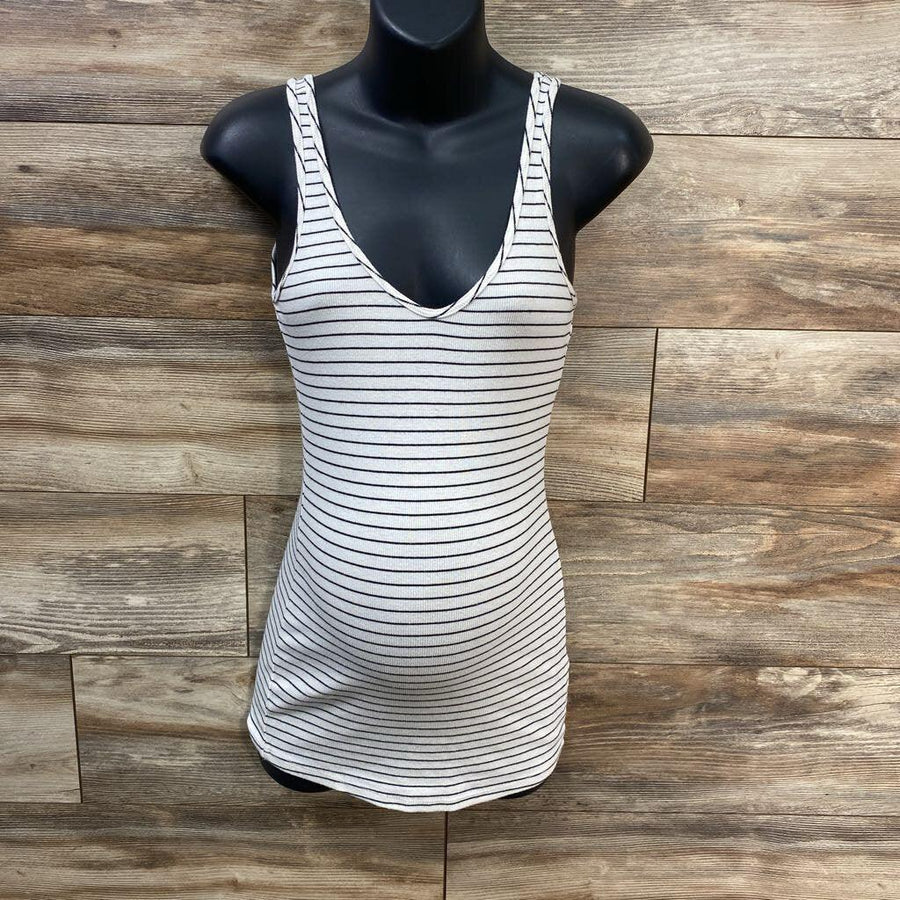 A Pea In The Pod Striped Tank Top sz Medium - Me 'n Mommy To Be