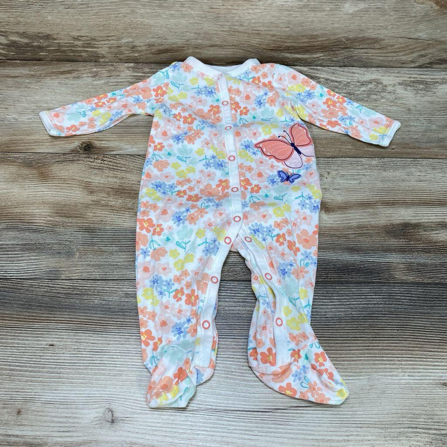 Carter's Floral Sleeper sz 6m - Me 'n Mommy To Be