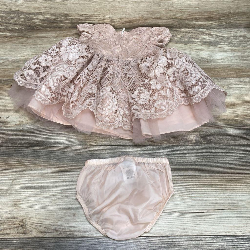Bonnie Baby 2pc Lace Dress & Bloomers sz 3-6m - Me 'n Mommy To Be