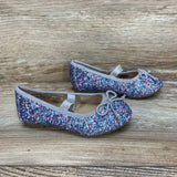 Cat & Jack Lily Glitter Slip-On Ballet Flats sz 6c - Me 'n Mommy To Be