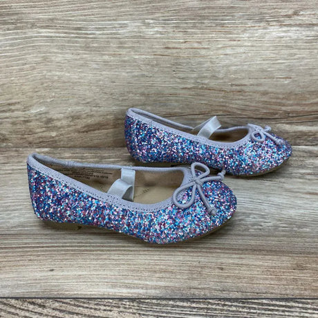 Cat & Jack Lily Glitter Slip-On Ballet Flats sz 6c - Me 'n Mommy To Be