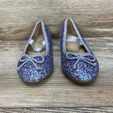 Cat & Jack Lily Glitter Slip-On Ballet Flats sz 6c - Me 'n Mommy To Be