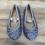 Cat & Jack Lily Glitter Slip-On Ballet Flats sz 6c - Me 'n Mommy To Be