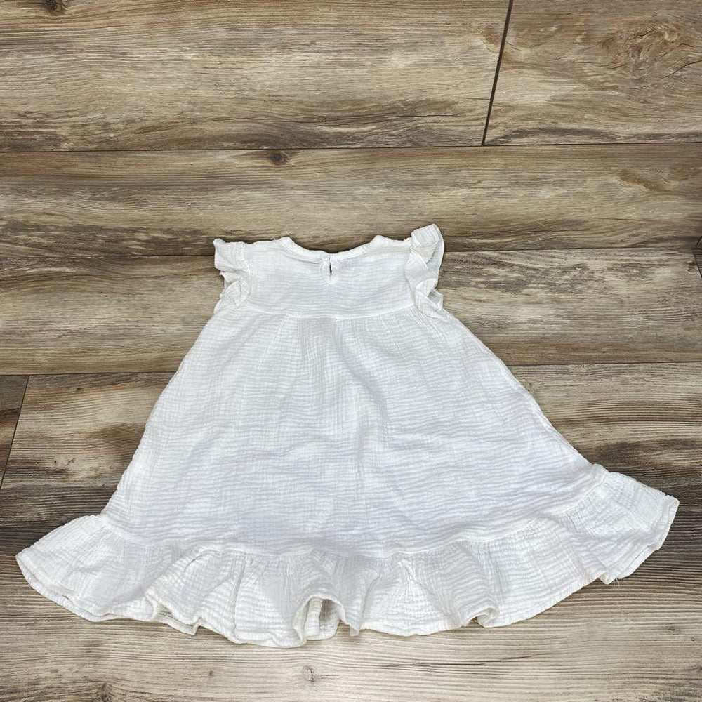 Muslin Embroidered Dress sz 3T - Me 'n Mommy To Be