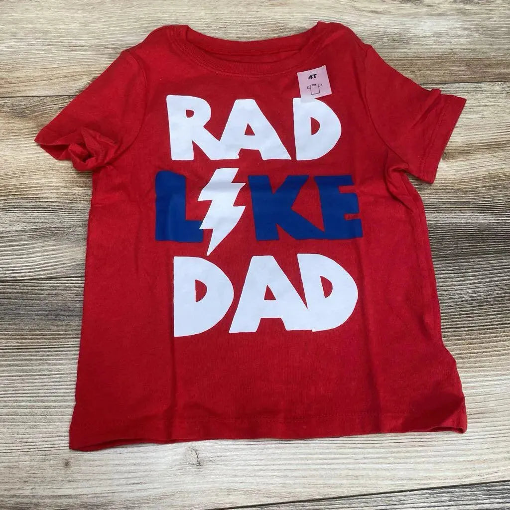 NEW Old Navy Rad Like Dad Shirt sz 4T - Me 'n Mommy To Be