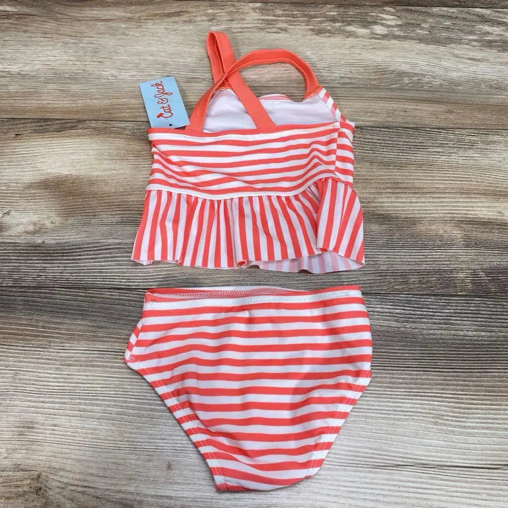 NEW Cat & Jack 2pc Striped Swimsuit sz 18m - Me 'n Mommy To Be