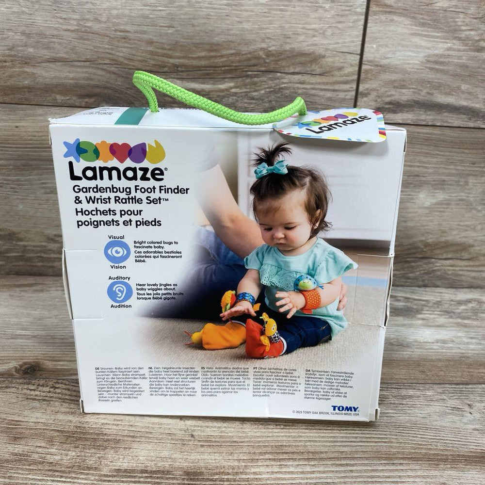 NEW Lamaze Gardenbug Foot finder & Wrist Rattle Set - Me 'n Mommy To Be